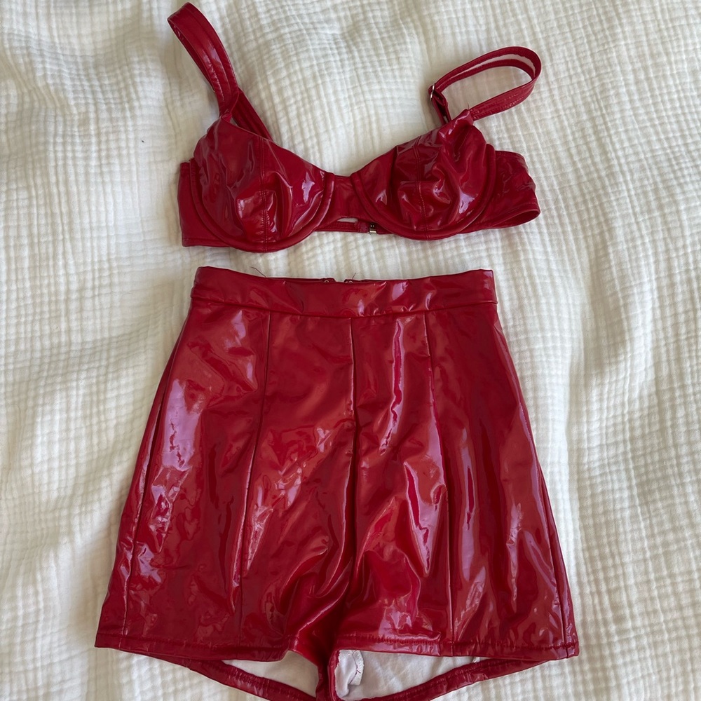 Oh Polly Red Latex Set